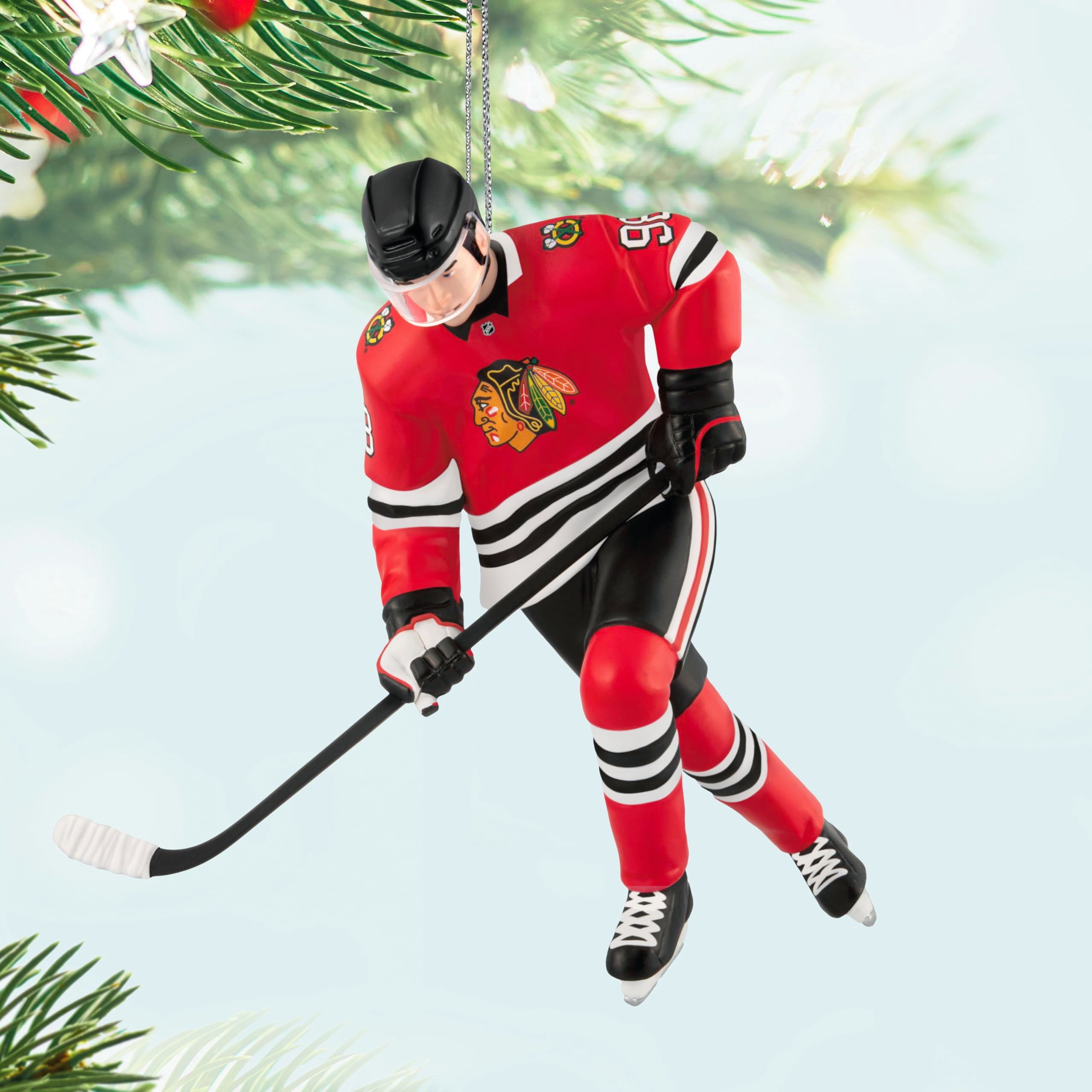 Connor Bedard Chicago Blackhawks 2025 Hallmark Keepsake Christmas Ornament