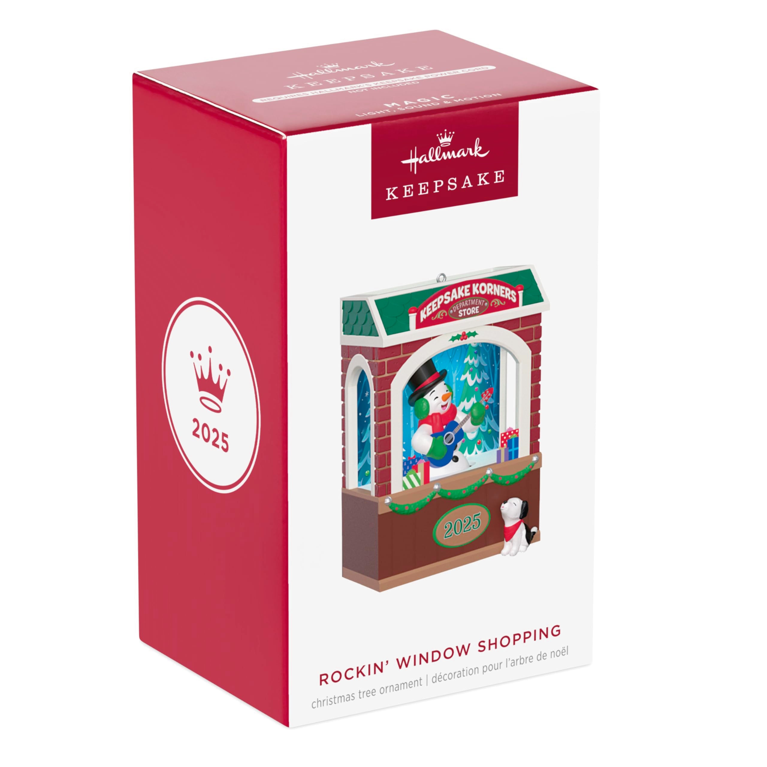 Rockin' Window Shopping 2025 Hallmark Keepsake Christmas Ornament