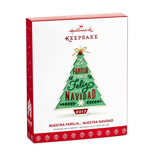 Hallmark Keepsake 2017 Nuestra Familia...Nuestra Navidad Dated Christmas Ornament