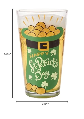 ST PAT BEER GLASS