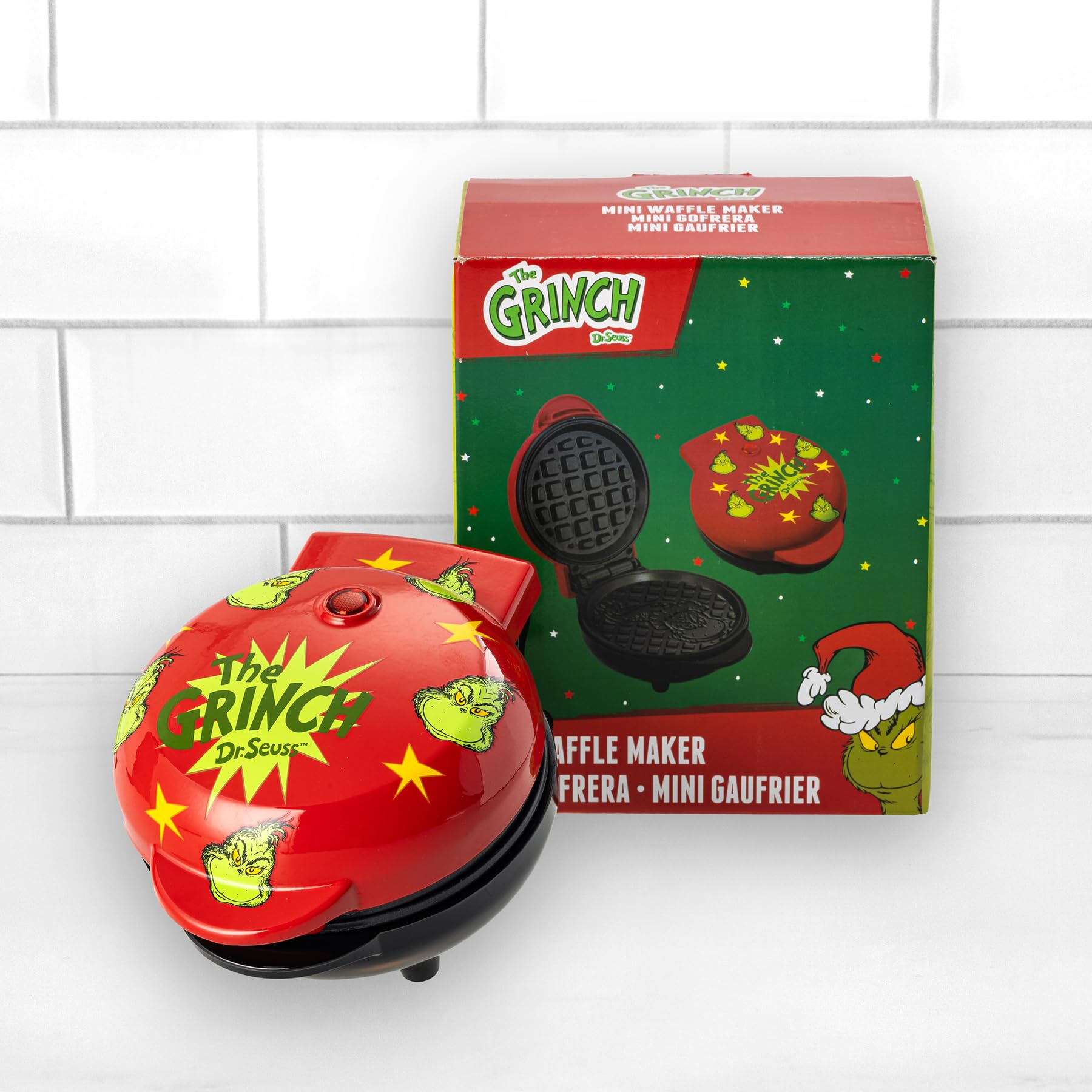 Dr. Seuss The Grinch Mini Waffle Maker