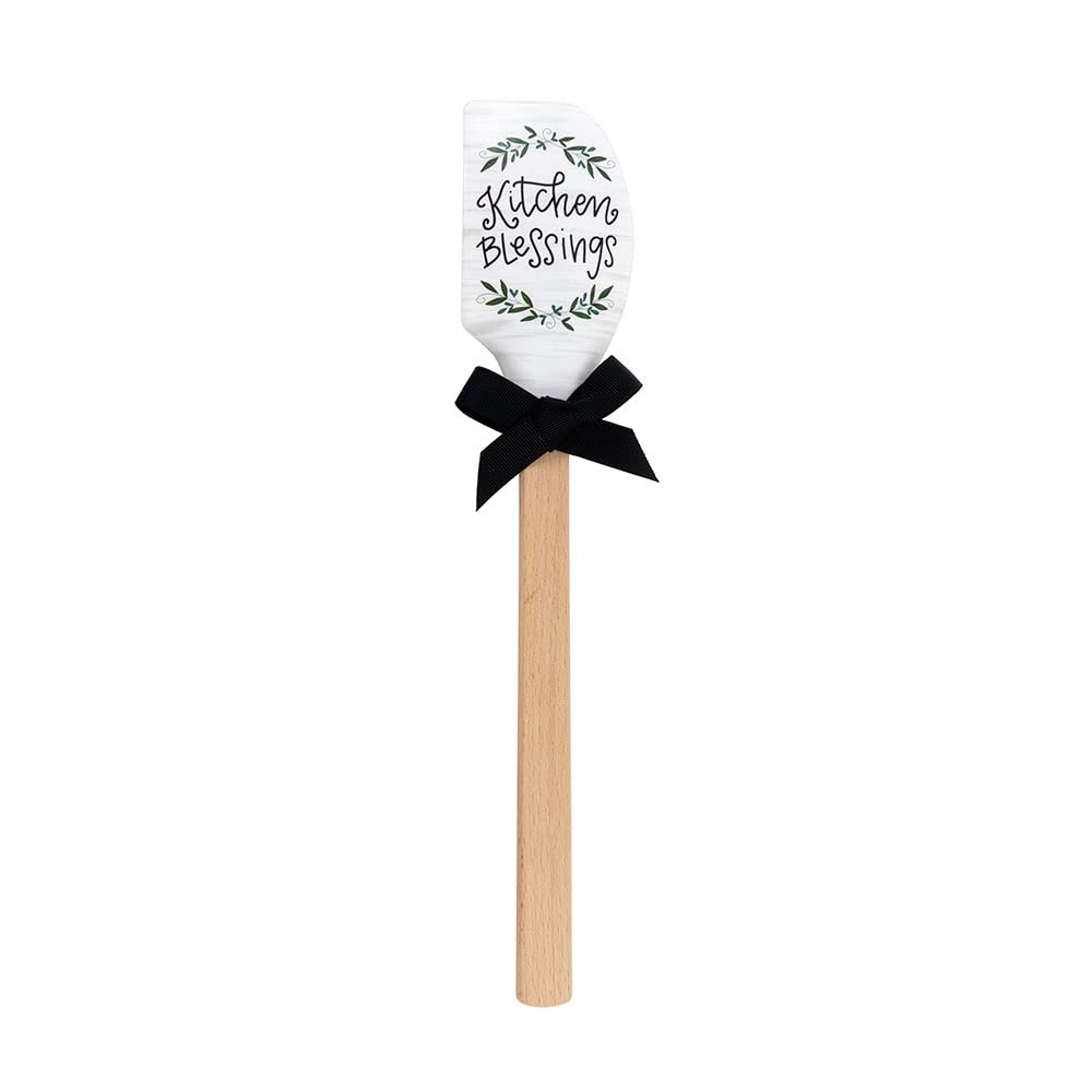 Shannon Road Gifts Classic Silicone Spatula, 12.5-Inches, Kitchen Blessings