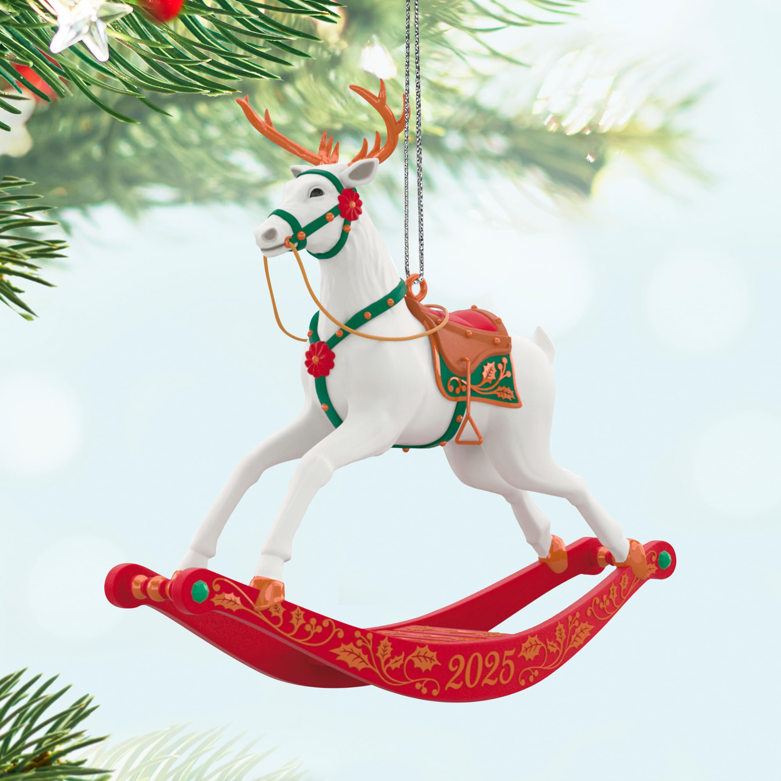 Rocking Reindeer 2025 Hallmark Keepsake Christmas Ornament