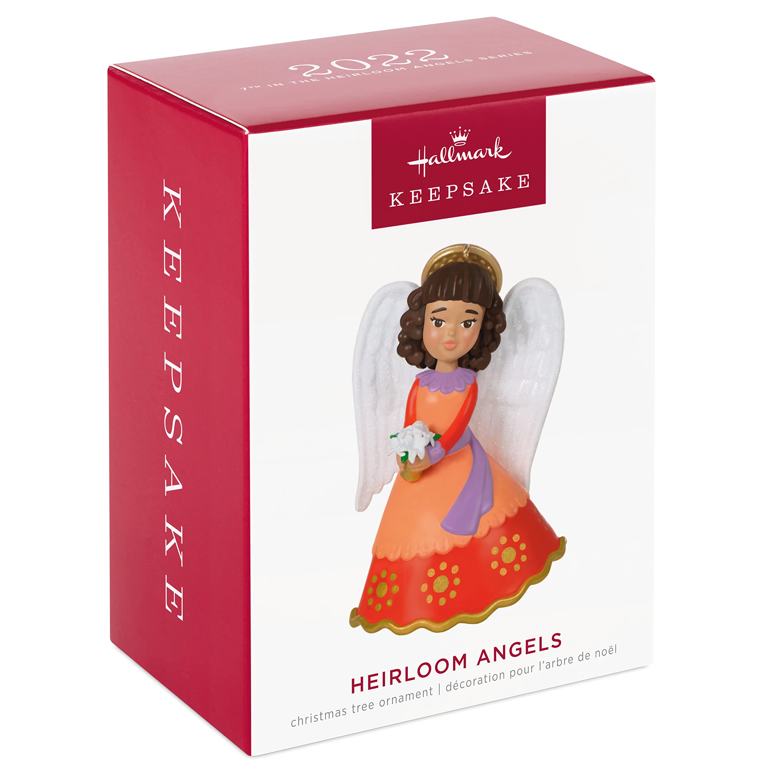 Hallmark Keepsake Plastic Christmas Ornament 2022, Heirloom Angels