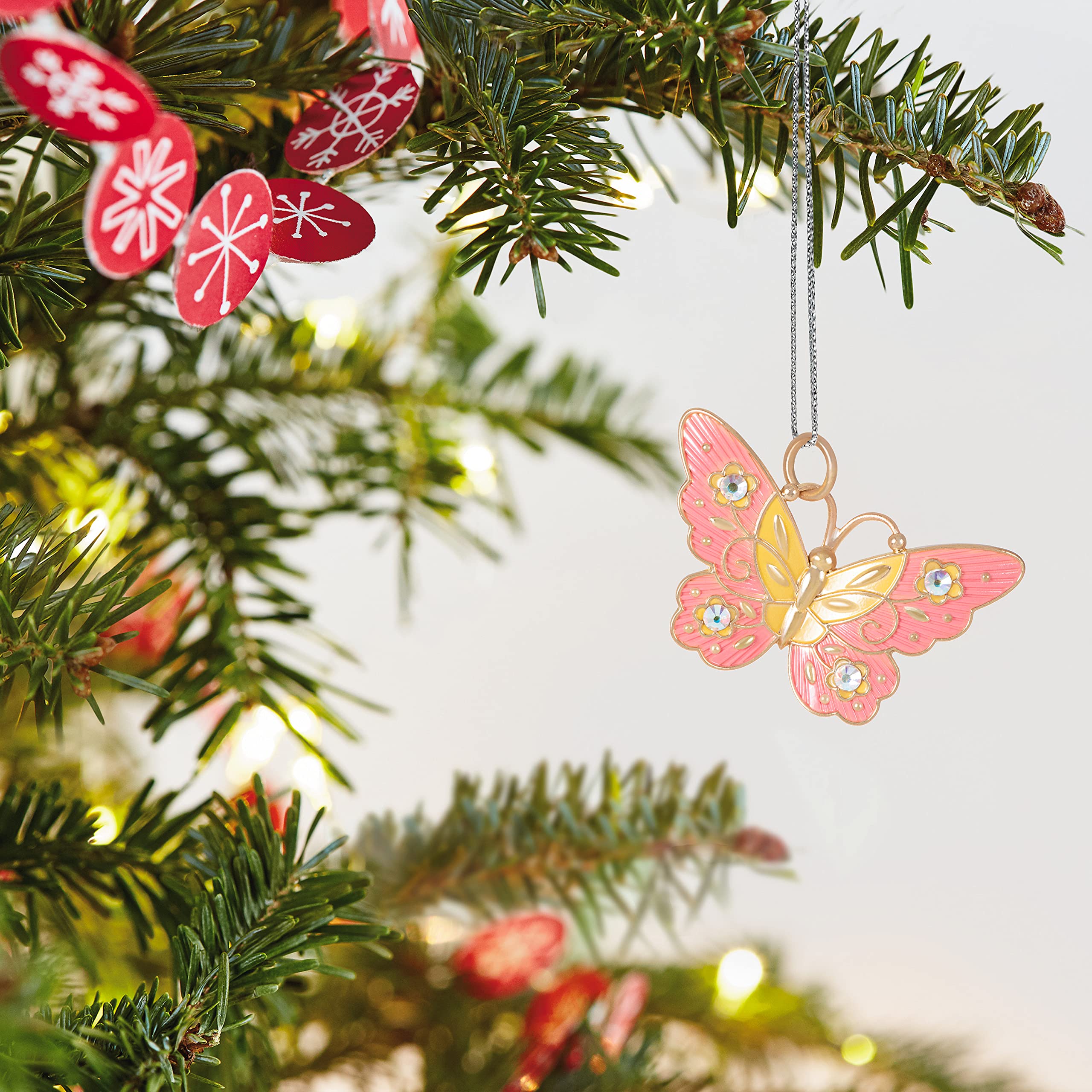 Hallmark Keepsake 1" Miniature Christmas Ornament 2021, Bitty Butterfly, Mini