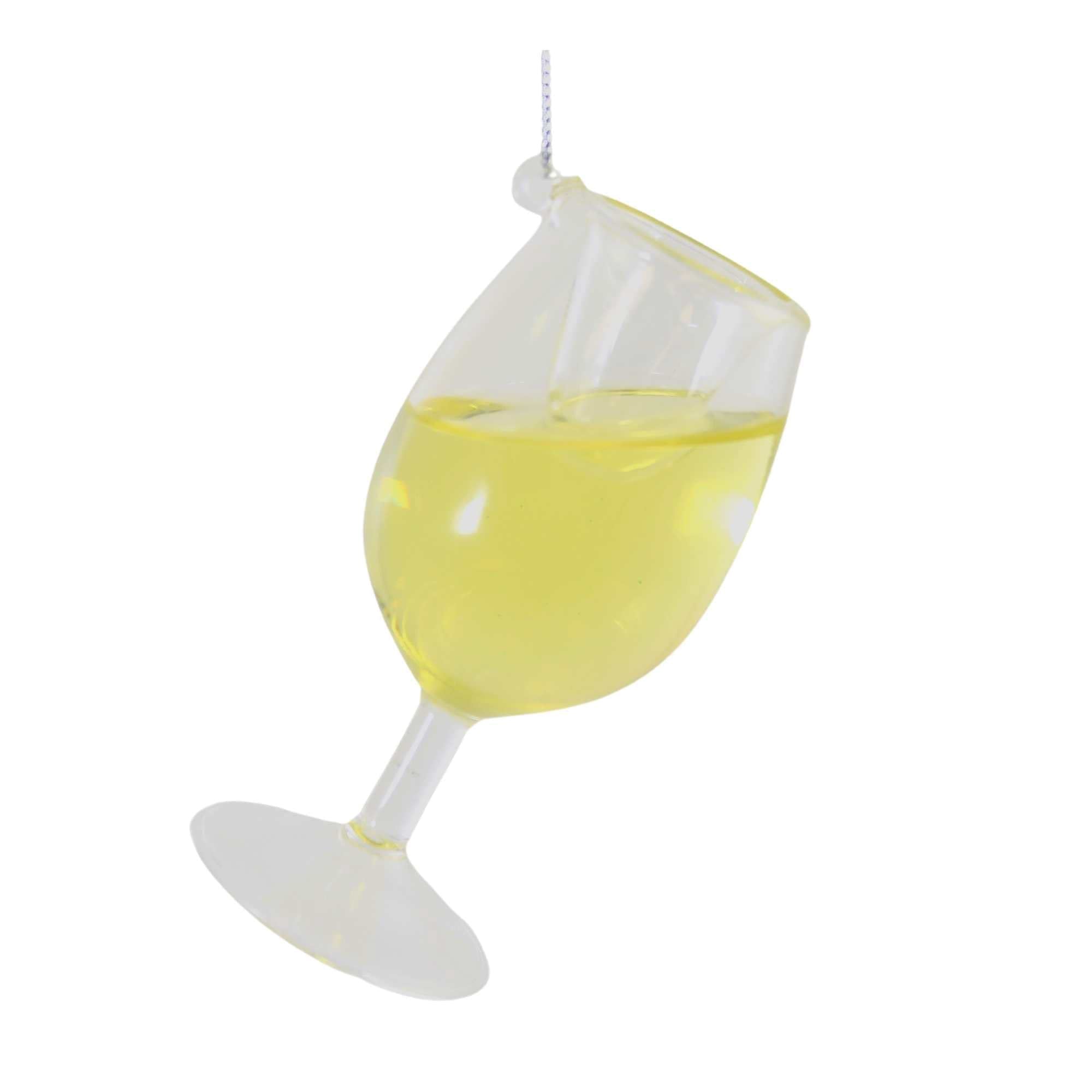 Ganz Cheer Donnay Wine Glass Ornament, Birthday