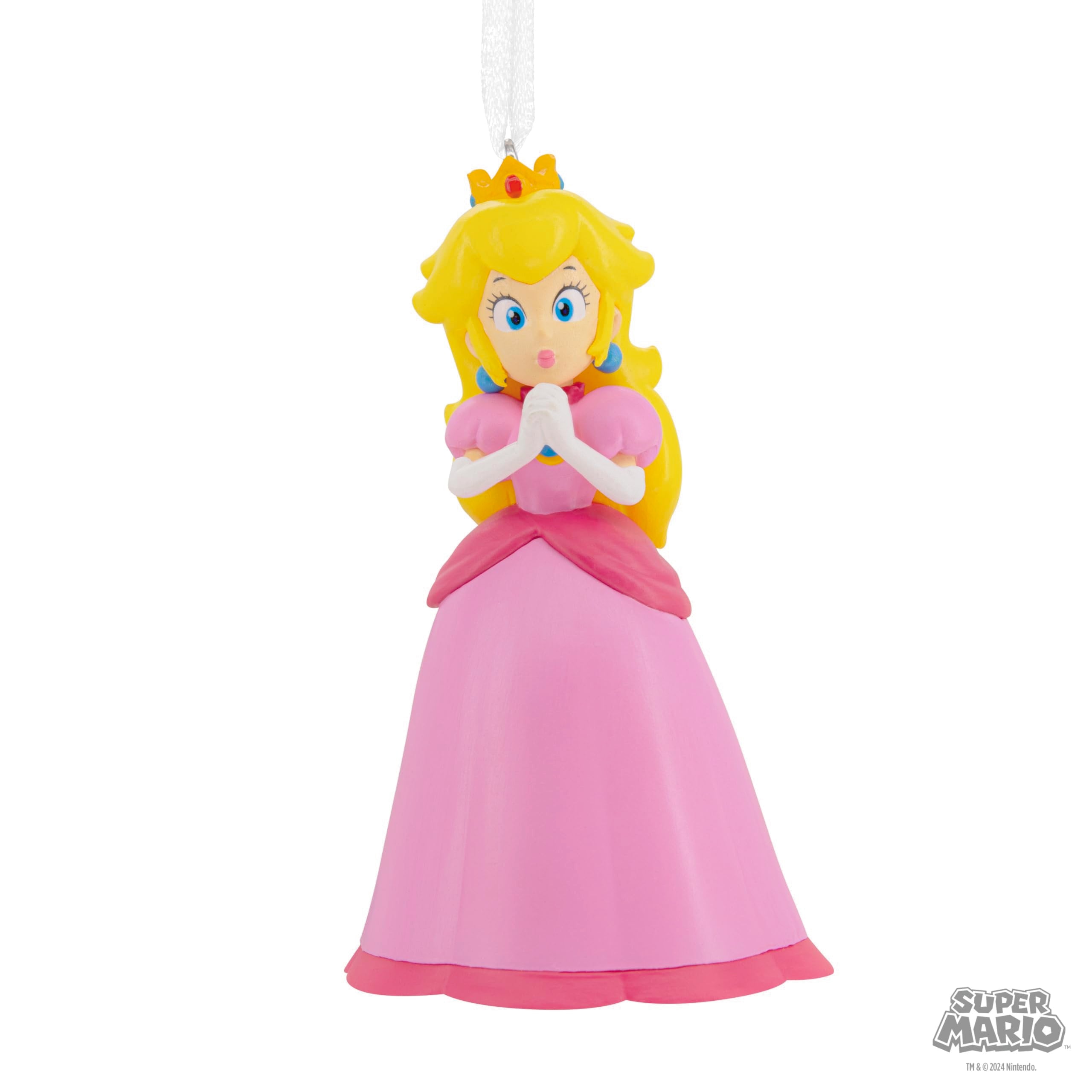 Hallmark Nintendo Super Mario Princess Peach Christmas Ornament