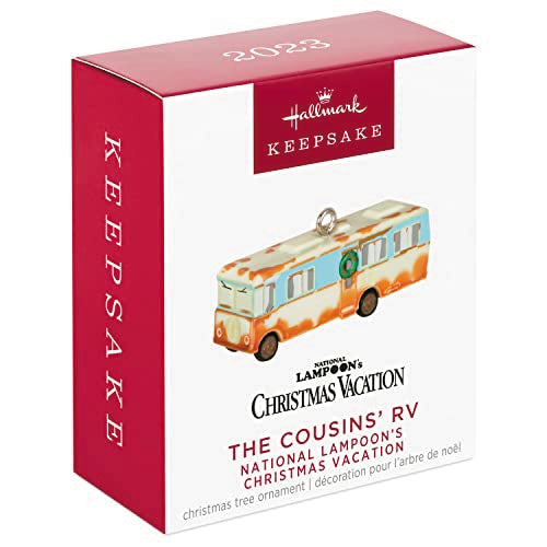 Hallmark Keepsake 0.5" Miniature Christmas Ornament 2023, National Lampoon's Christmas Vacation The Cousins' RV Mini, Christmas Movie Gifts