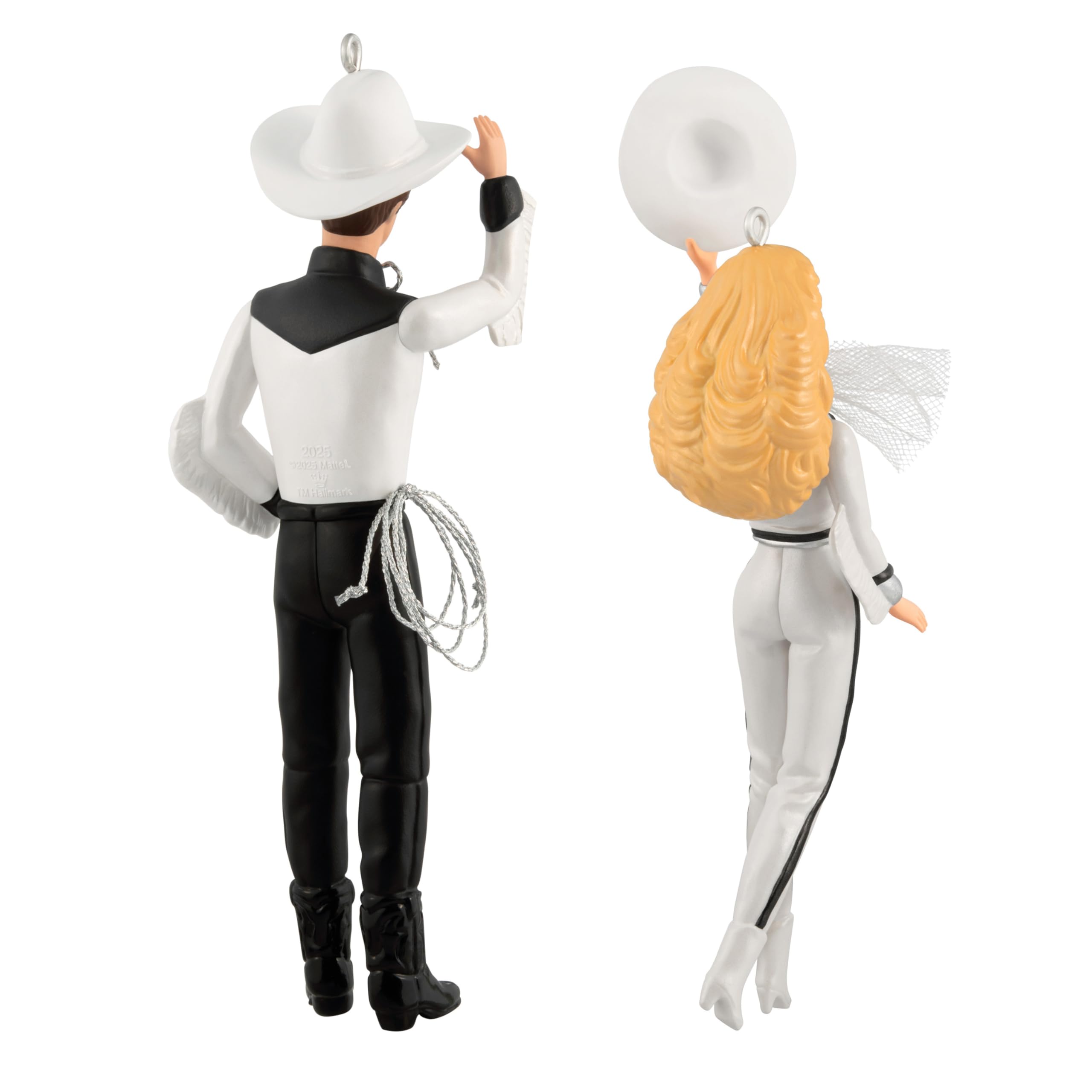 Barbie and Ken Western Stars, Hallmark Keepsake Christmas Ornaments 2025, Set of 2, Gifts for Barbie Fans