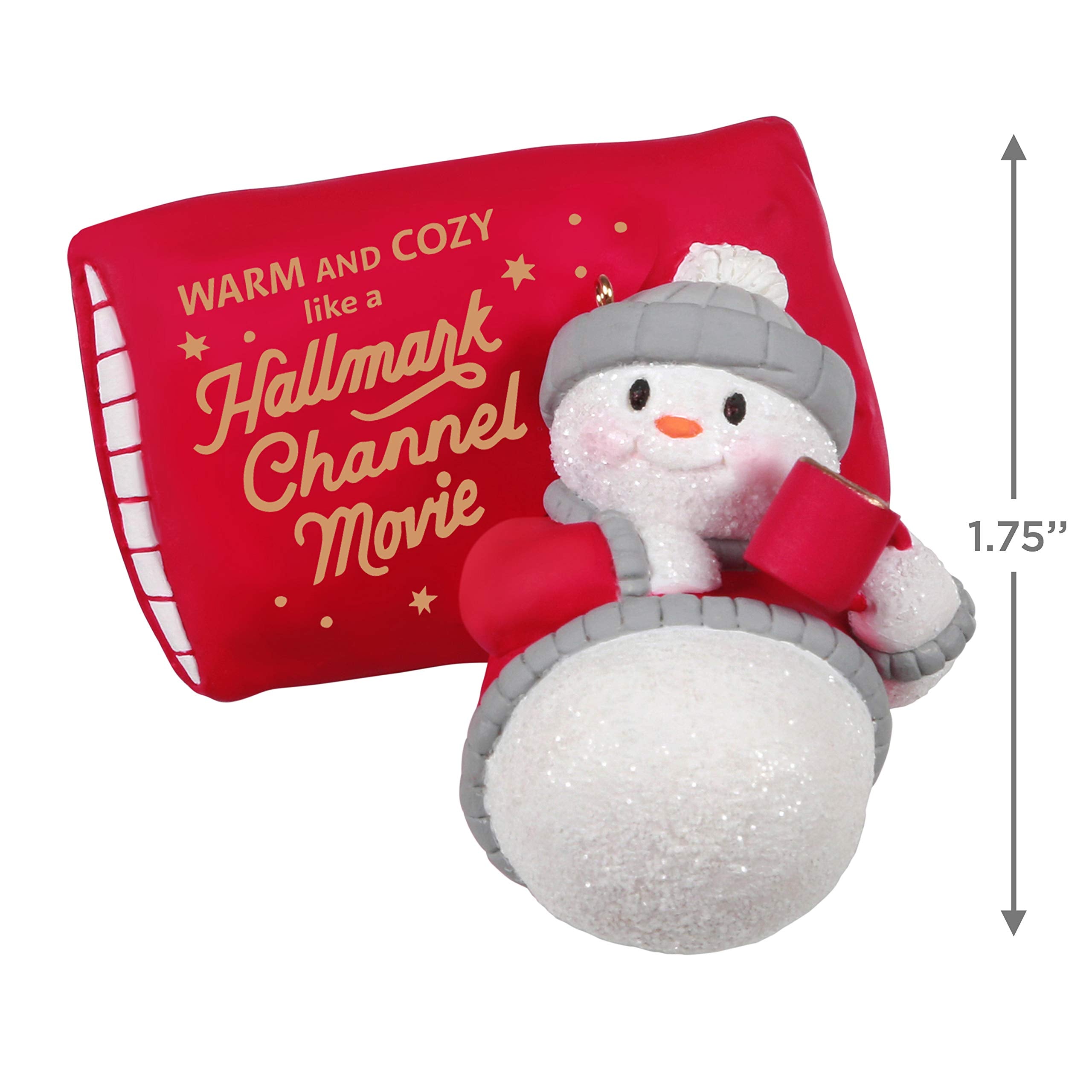 Hallmark Keepsake Ornament 2020, Hallmark Channel Warm & Cozy Christmas Snowman (1599QGO6171)