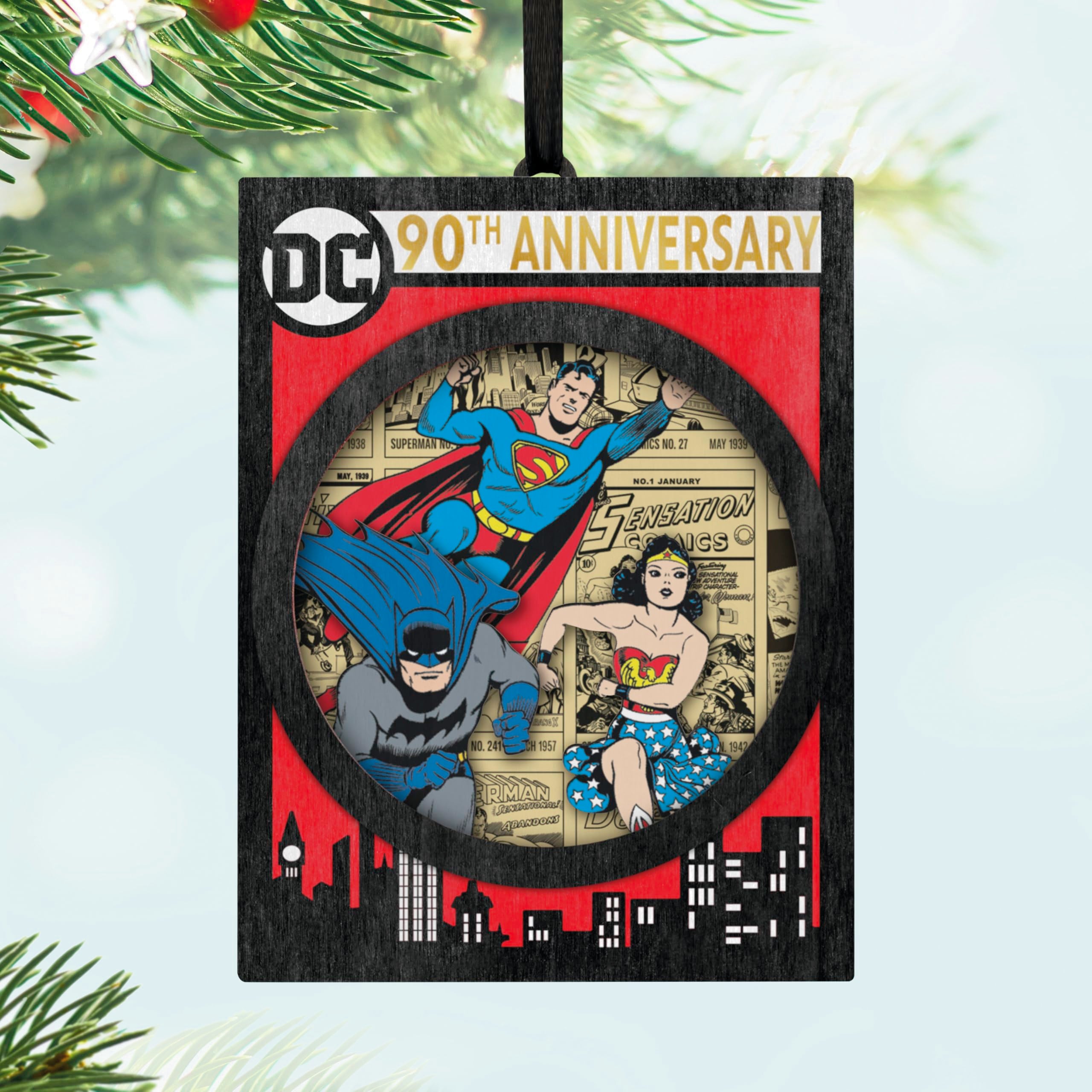 DC Through the Ages, DC Comics, 2025 Hallmark Keepsake Christmas Ornament