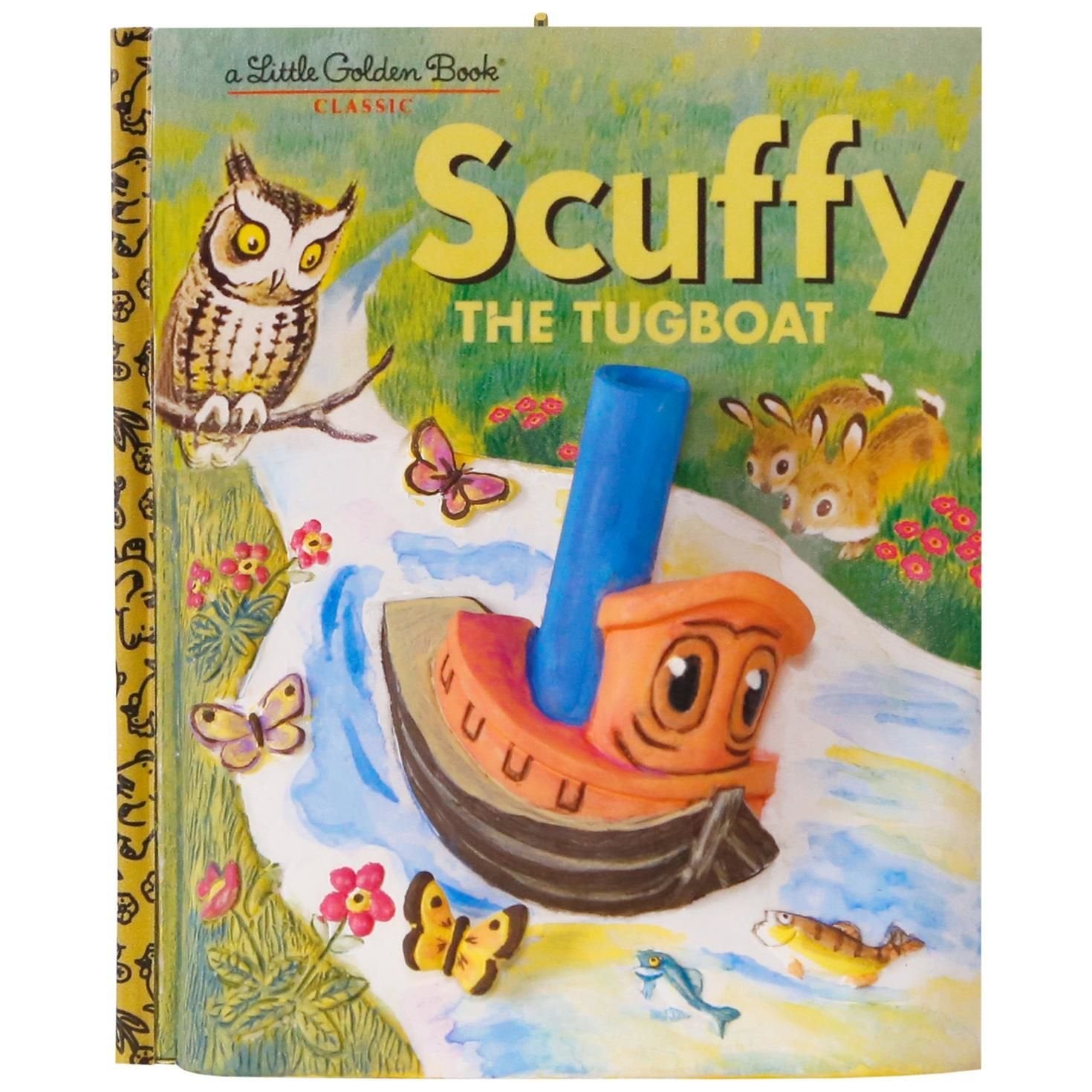 Hallmark 2017 Little Golden Books Scuffy The Tugboat Ornament