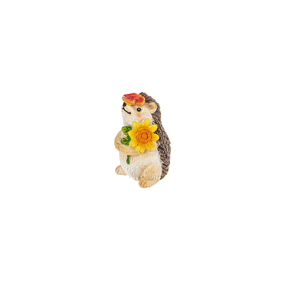 Ganz Fall Hedgehog Figurine with Sunflower