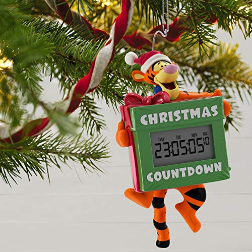 Hallmark Keepsake Ornament 2020, Disney Winnie The Pooh Tigger's Christmas Countdown Clock, Light-Up
