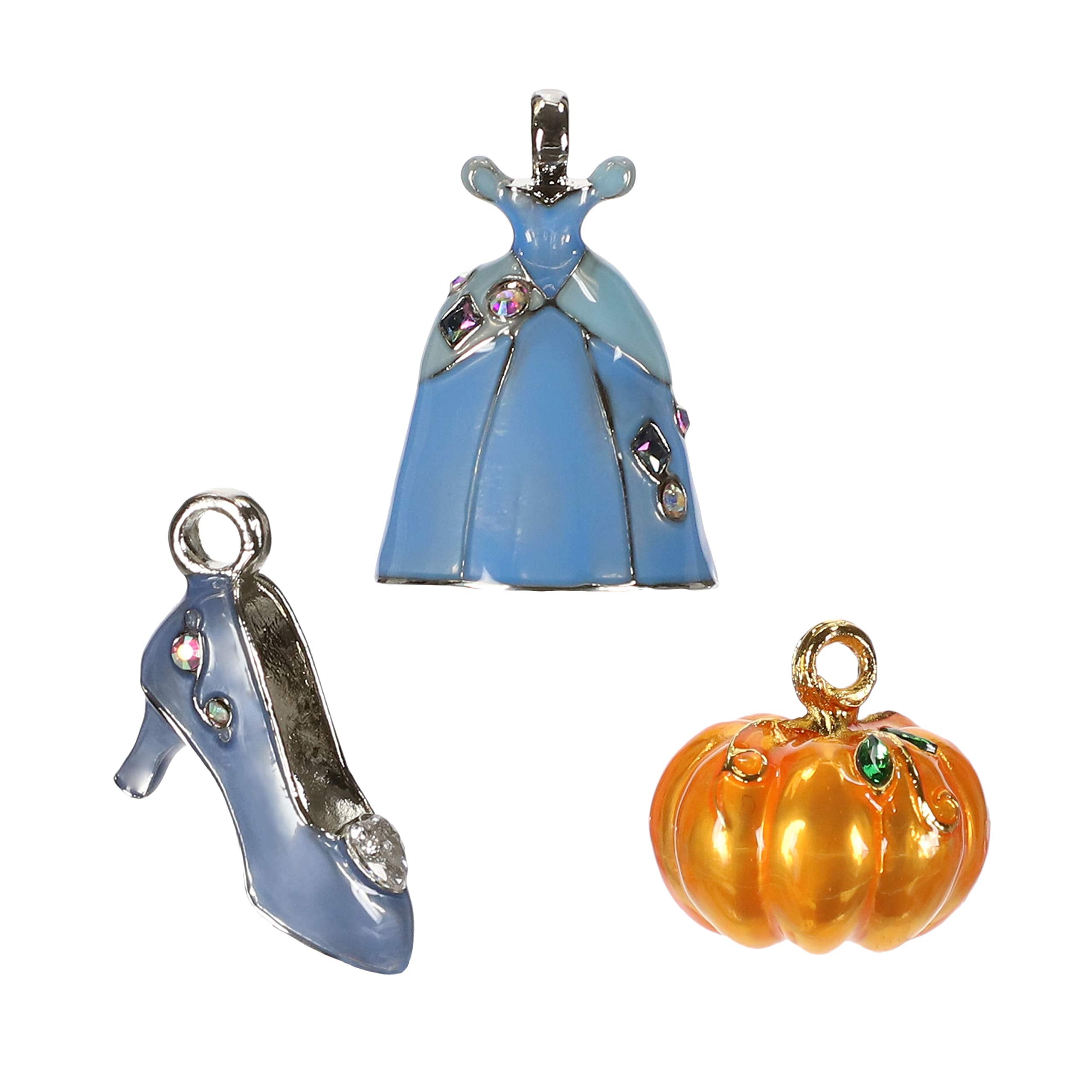 Hallmark Keepsake 2999QXD6309 Christmas Ornament 2019 Disney Ball, Cinderella Set of 3