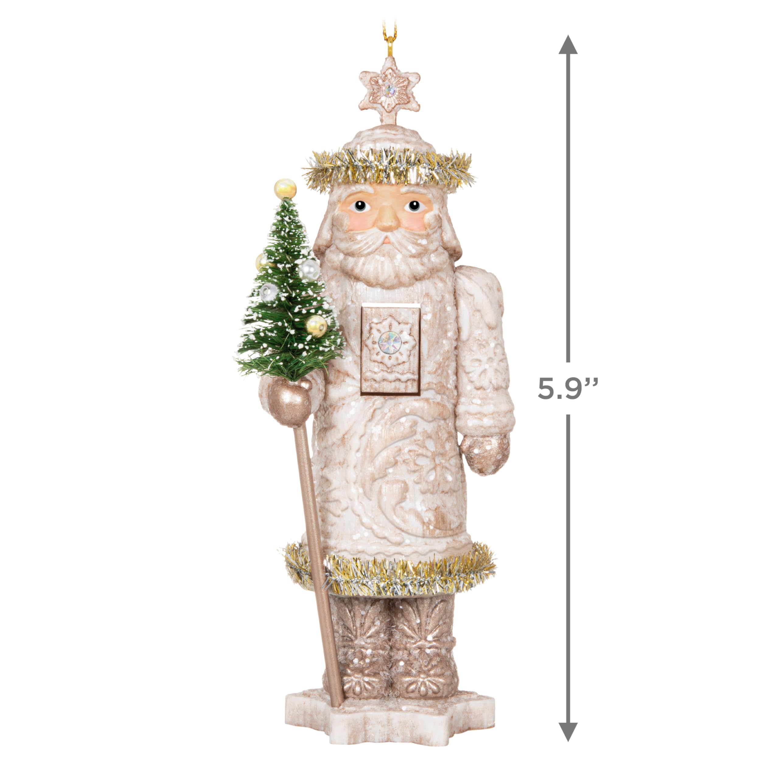 Hallmark Keepsake Christmas Ornament 2024, Noble Nutcrackers Earl of Snowfall, Gifts for Christmas Lovers