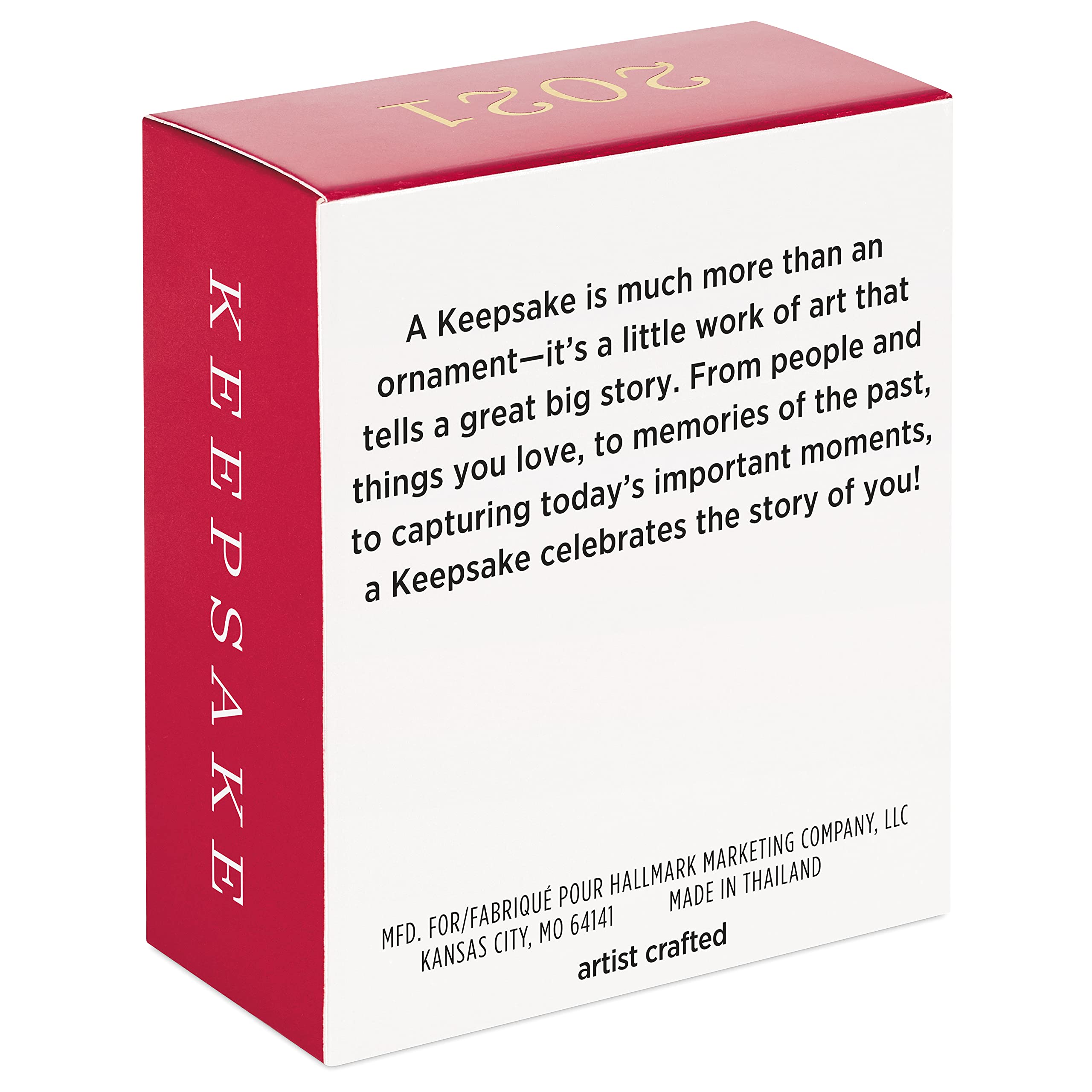 Hallmark Keepsake 0.875" Miniature Christmas Ornament 2021, Fisher-Price Rock-a-Stack Toy, Mini