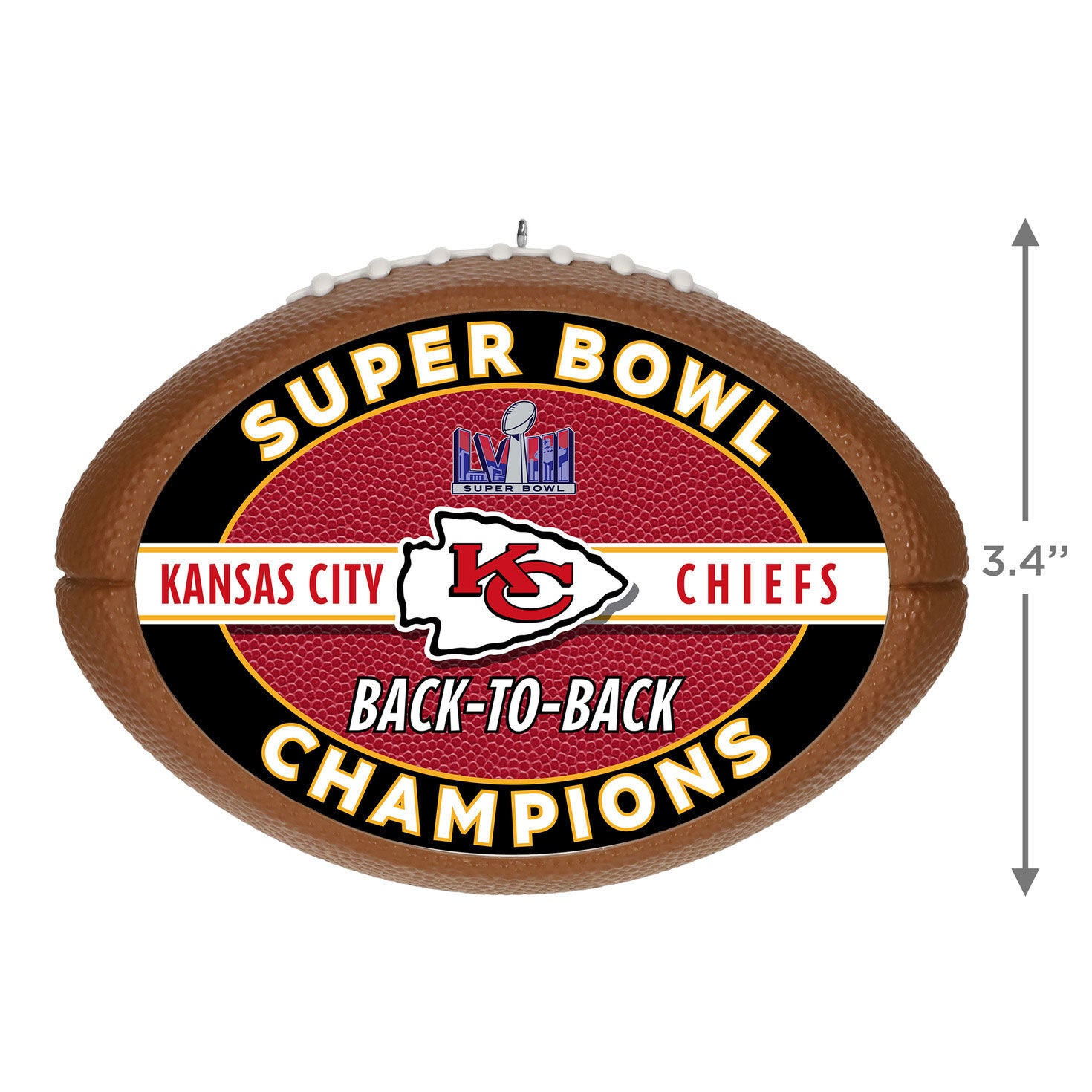 NFL Kansas City Chiefs Super Bowl LVIII Commemorative Ornament