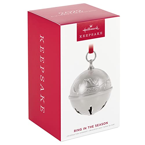 Hallmark Keepsake Christmas Ornament 2022, Ring in The Season Bell, Metal
