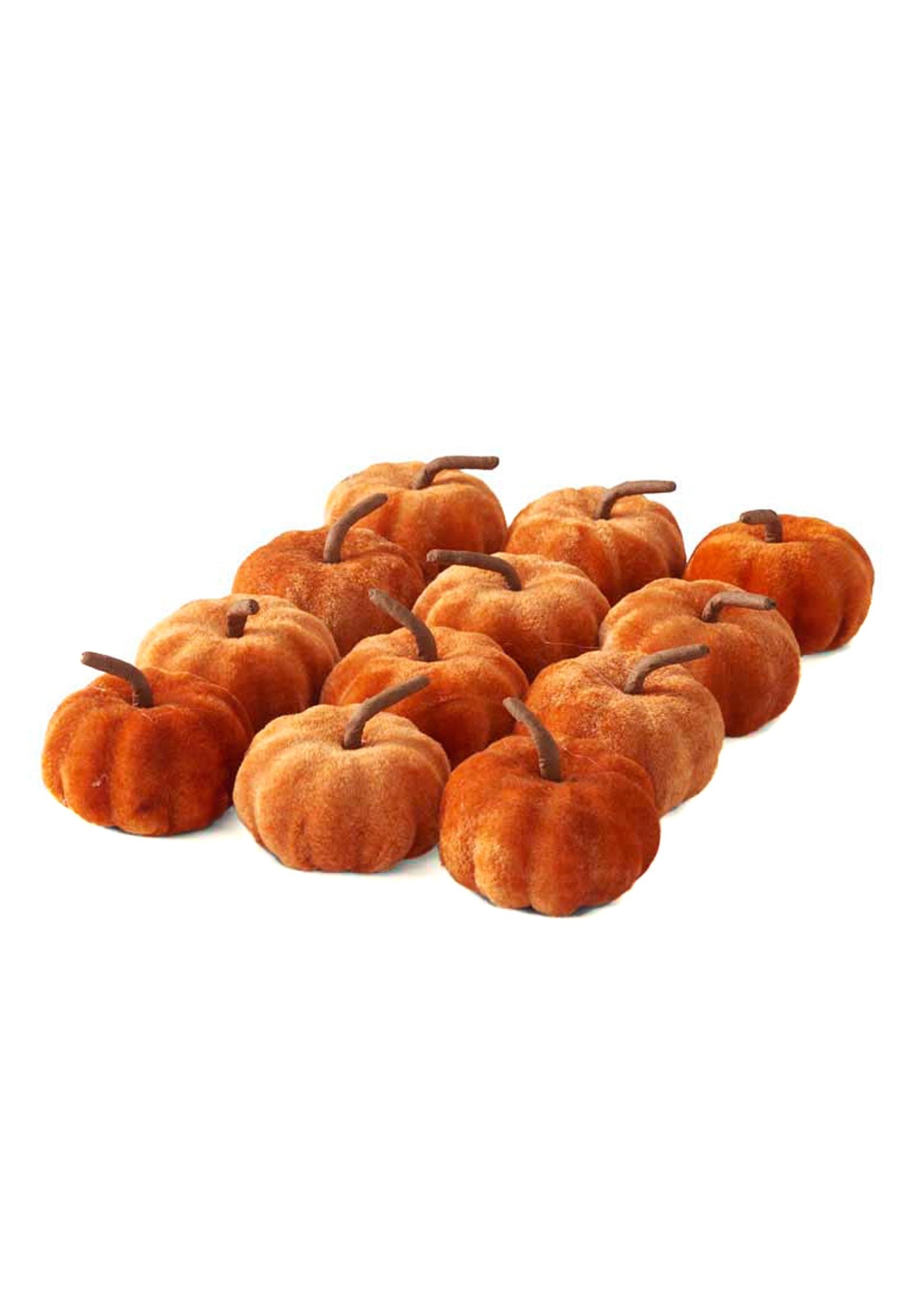 Enesco Velvet Mini Pumpkin Decorative Accents (Set of 12) – Home & Kitchen Decor