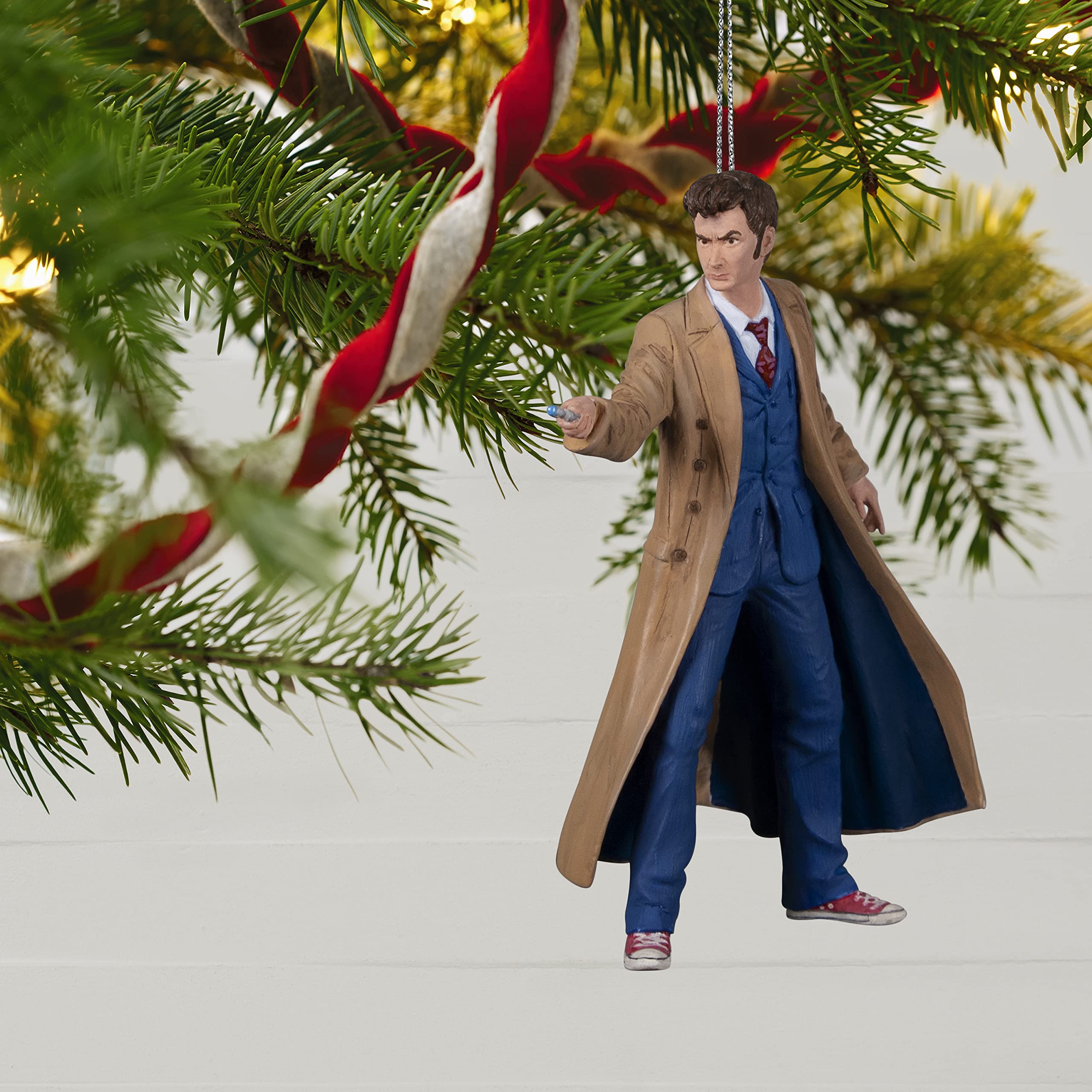 Hallmark Keepsake Christmas Ornament,Plastic, 2022, Doctor Who The Tenth Doctor