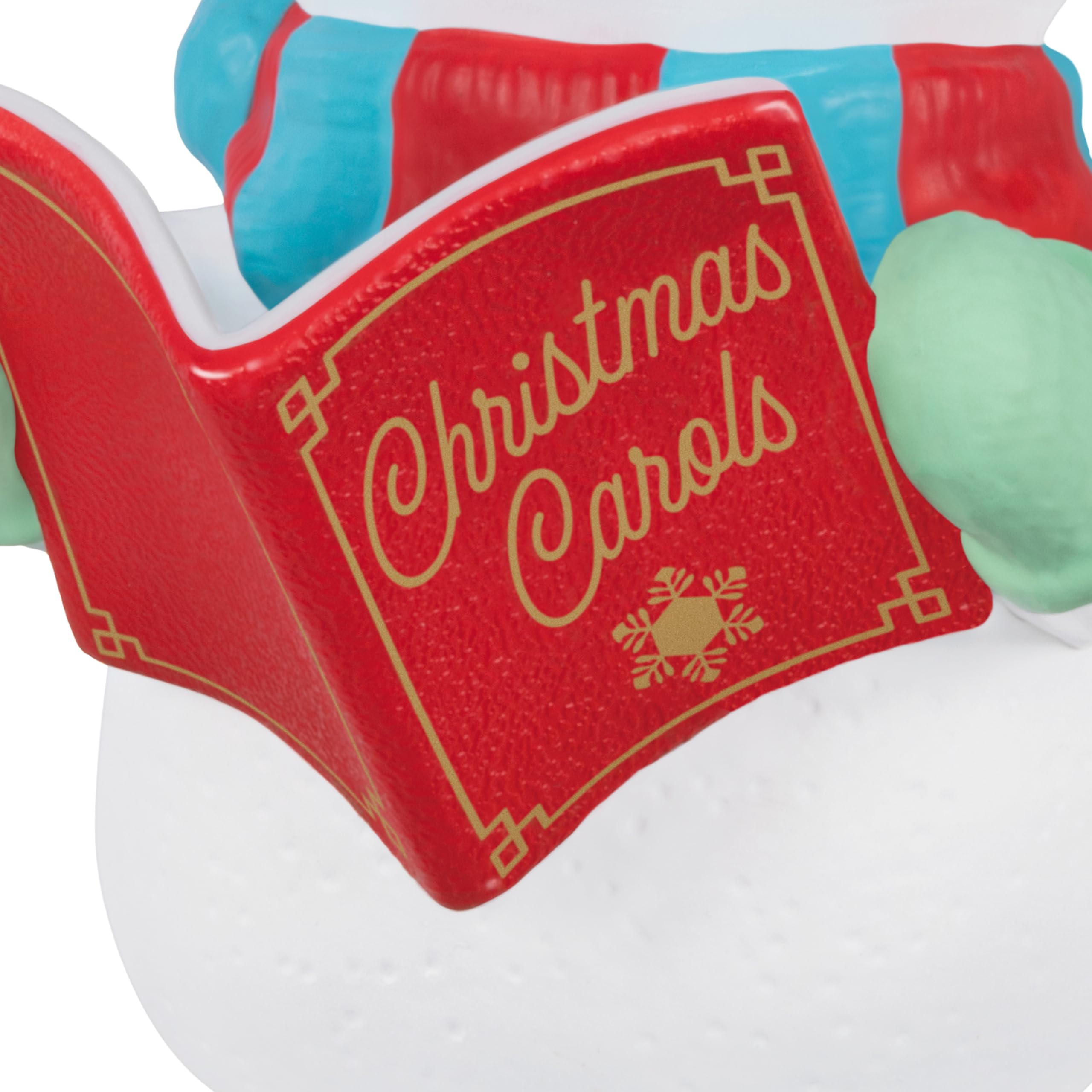 ORN CAROLING SNOWMAN