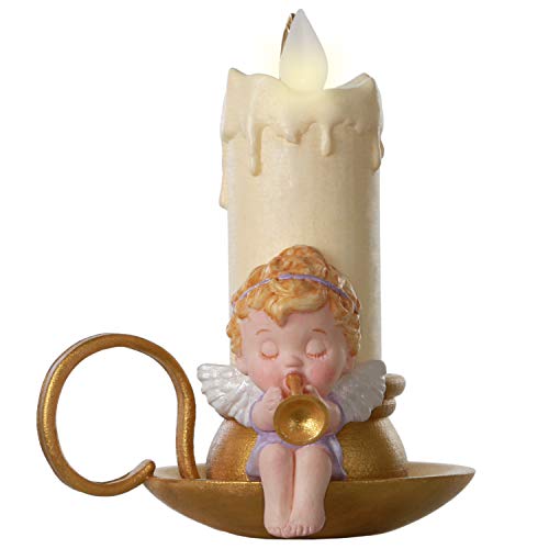 Hallmark Keepsake Christmas Ornament 2020, Angelic Candlelight, Motion With Light (2499QGO1841)