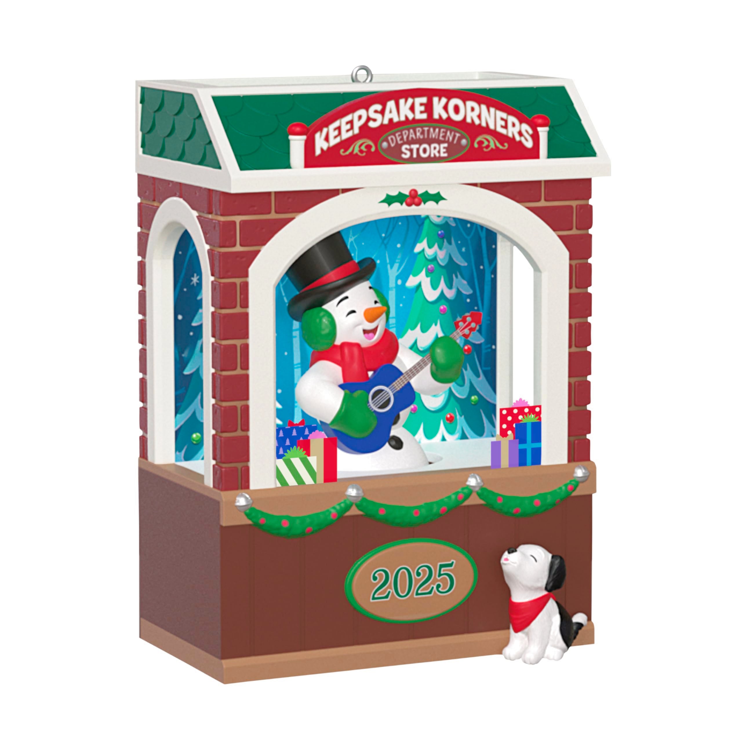 Rockin' Window Shopping 2025 Hallmark Keepsake Christmas Ornament