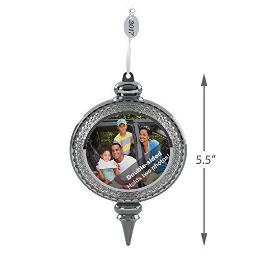 Hallmark Keepsake 2017 A Beautiful Year Two-Sided Picture Frame Dated Christmas Ornament
