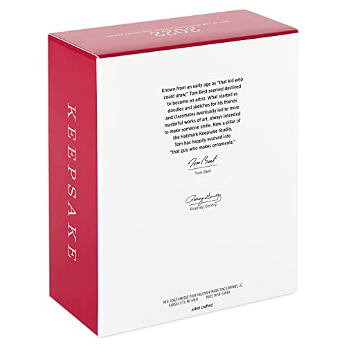 Hallmark Keepsake Plastic Christmas Ornament 2022 Year-Dated, Nostalgic Houses and Shops Keepsake Korners Bicycle Shop