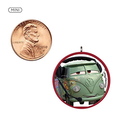 Hallmark Keepsake Miniature Plastic, Christmas Ornament 2022, Disney/Pixar Cars Radiator Springs, Mini Set of 6