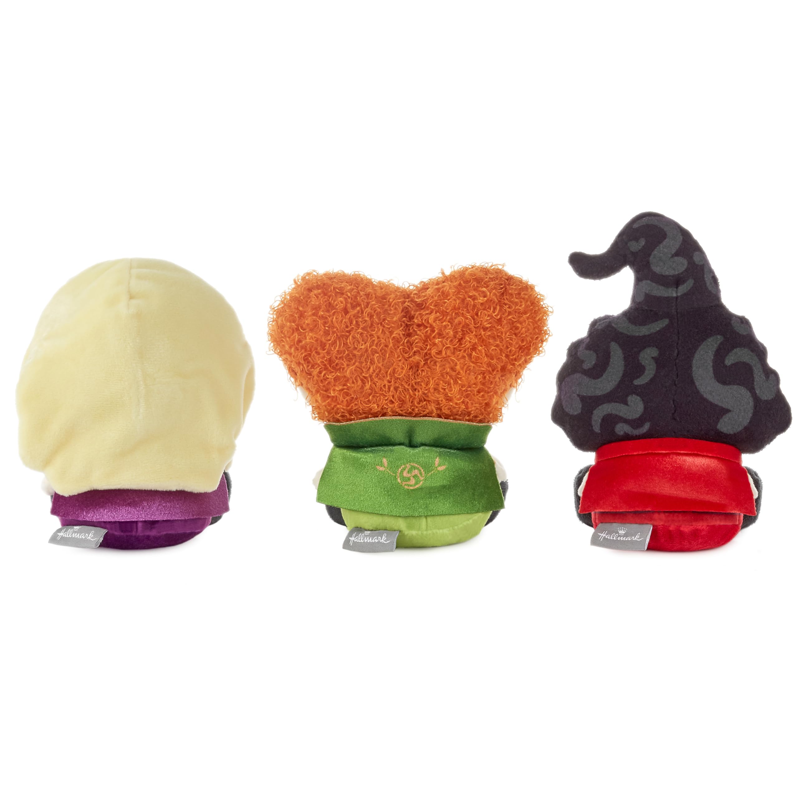 Hallmark Better Together Disney Hocus Pocus Magnetic Plush Toys, Set of 3 (Sanderson Sisters) for Kids, Friends, Fans