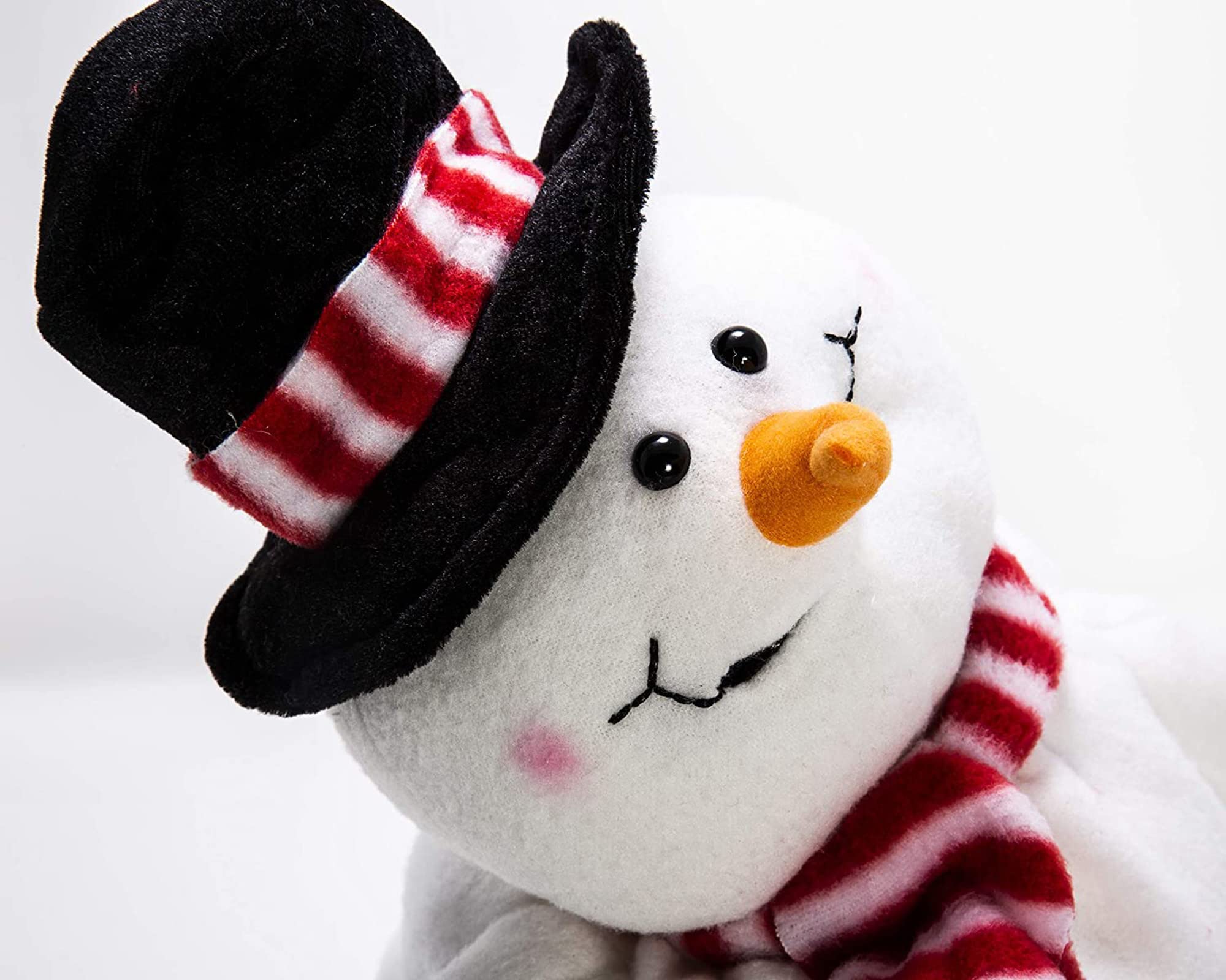 Musical Pop-Up Motion Snowman Plush Decor