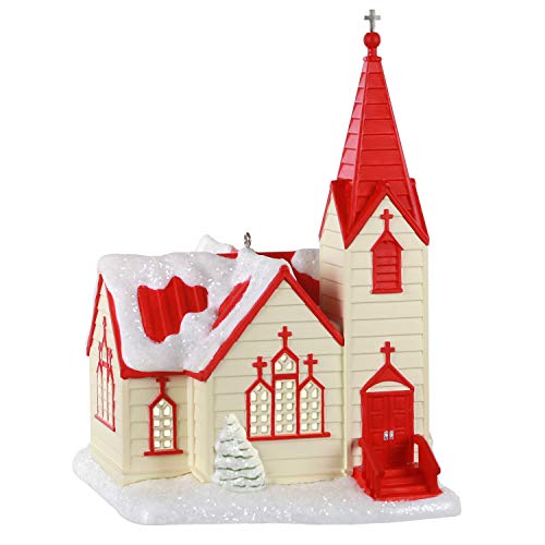 Hallmark Keepsake Christmas Ornament 2020, Come In and Rest Church (1999QGO2014)