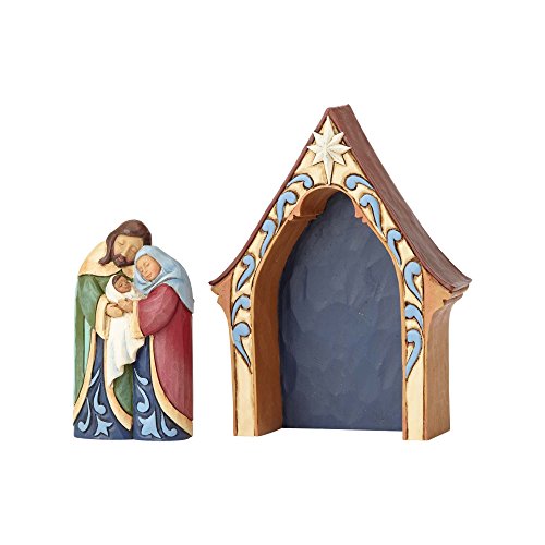 Enesco Jim Shore Heartwood Creek Creche and Holy Family