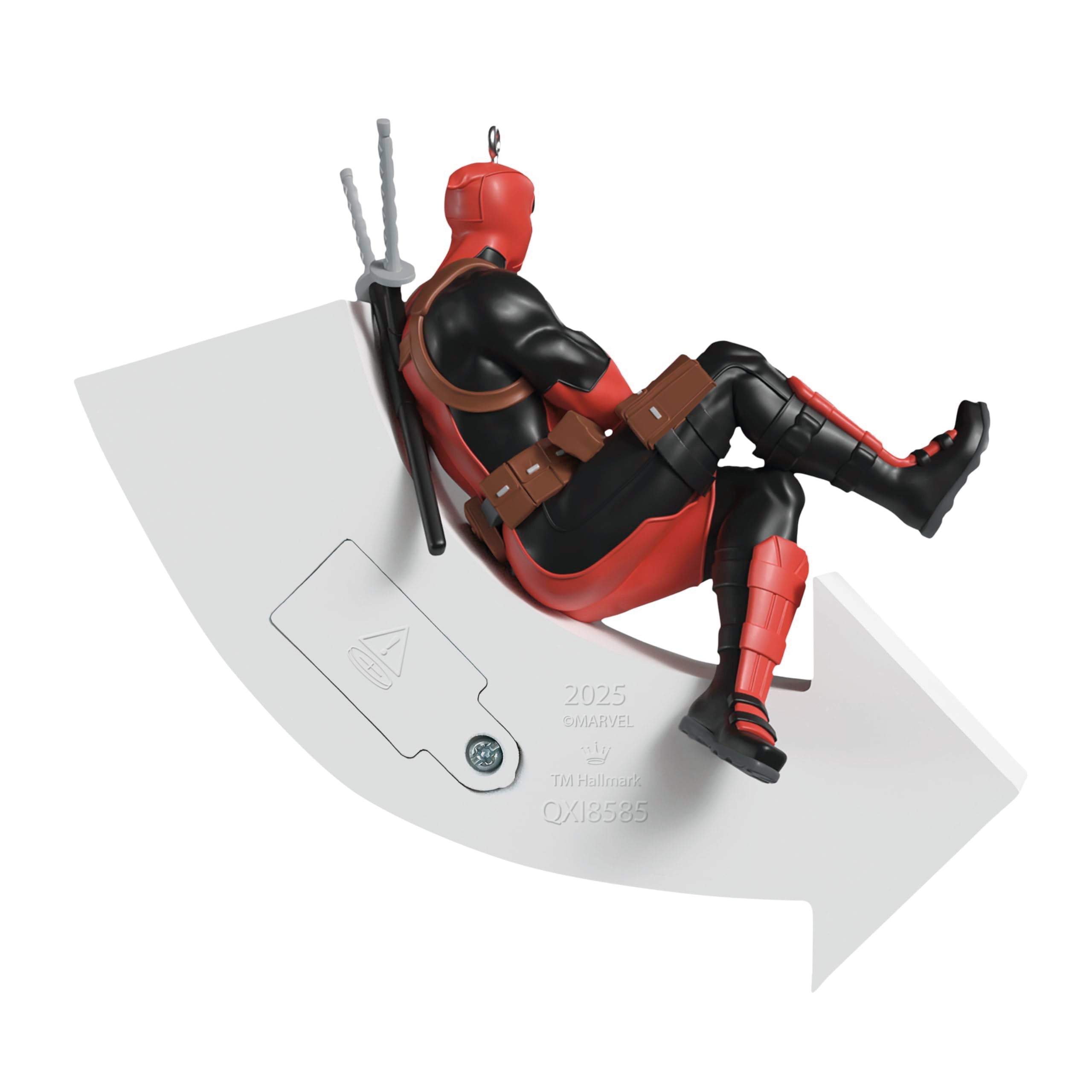 It's a Sign! Deadpool, 2025 Hallmark Keepsakes Christmas Ornament