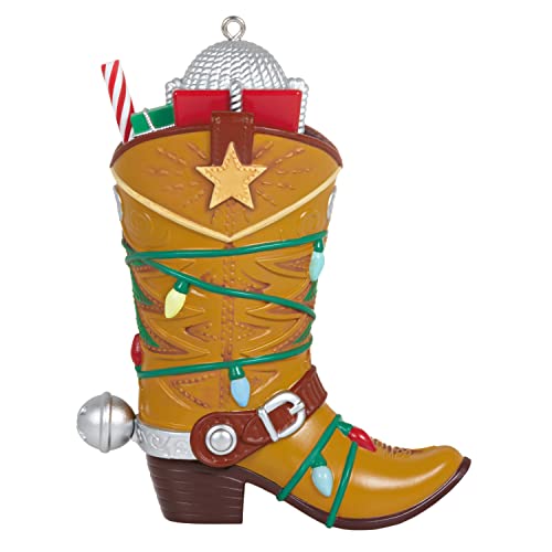 Hallmark Keepsake Christmas Ornament 2022, Silver Bells and Silver Spurs