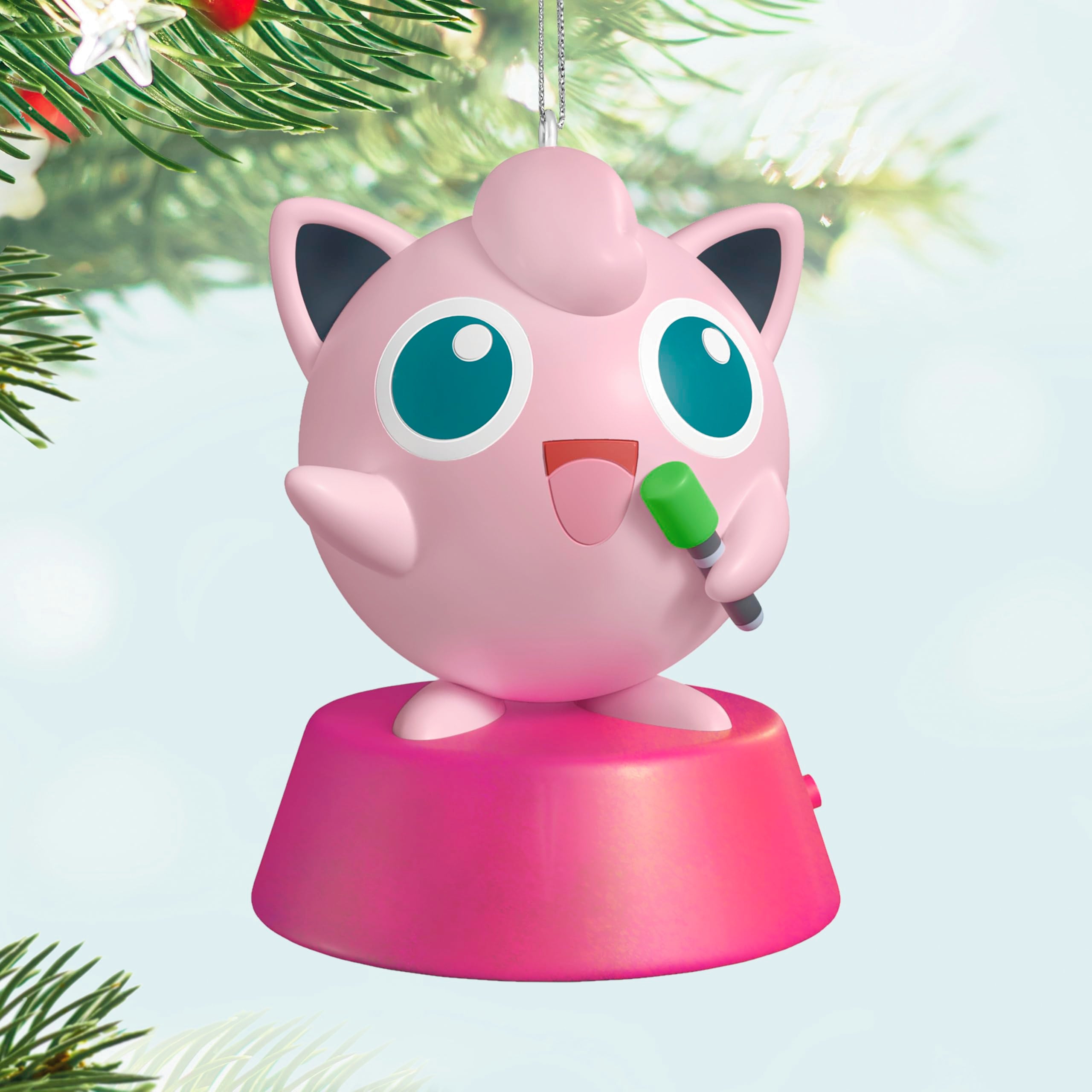Singing Jigglypuff 2025 Hallmark Keepsake Christmas Ornament