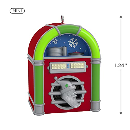 Hallmark Keepsake 1.24" Miniature Christmas Ornament 2021, Mini Junior Jukebox, Musical