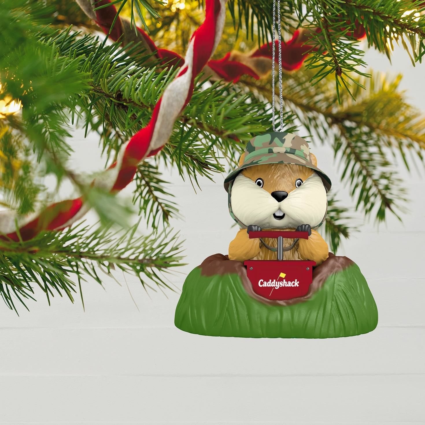 Hallmark 1595QXI3072 Warner Bros. Caddyshack Dynamite Gopher Keepsake Christmas Ornaments