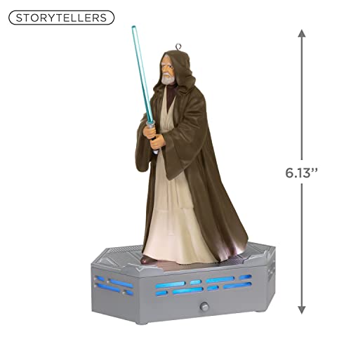 Hallmark Keepsake Christmas Ornament 2022, Star Wars: A New Hope Collection Obi-Wan Kenobi, Light and Sound