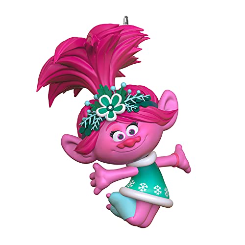 Hallmark Keepsake 1" Miniature Christmas Ornament 2021, DreamWorks Animation Trolls Holiday in Harmony Poppy, Mini