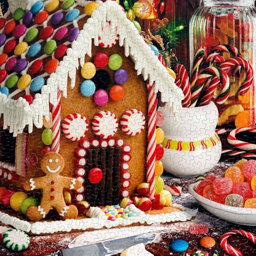 Gingerbread House 500 Piece Jigsaw Puzzle