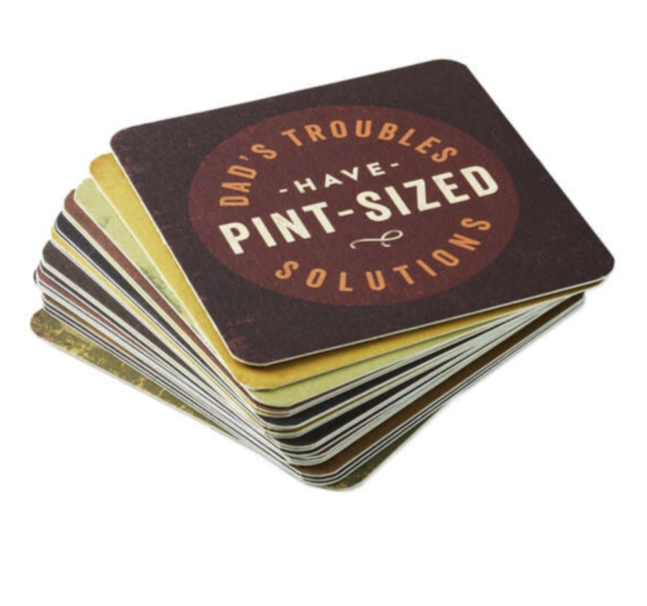 Cheers to a Great Dad Coaster Book - 20 coasters