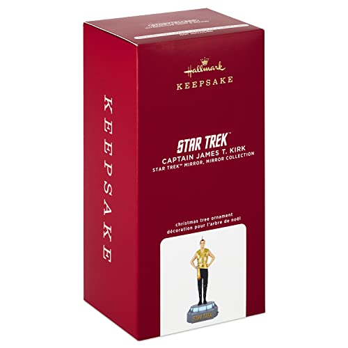 Hallmark Keepsake Christmas Ornament, Star Trek Mirror, Mirror Collection Captain James T. Kirk, Storytellers Light and Sound