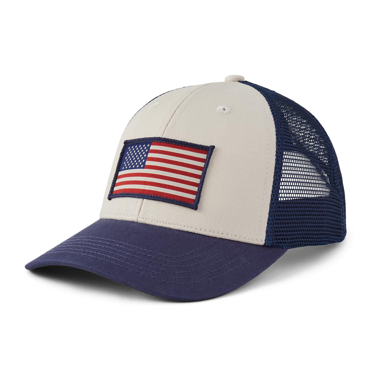 TRUCKER HAT FLAG BONE