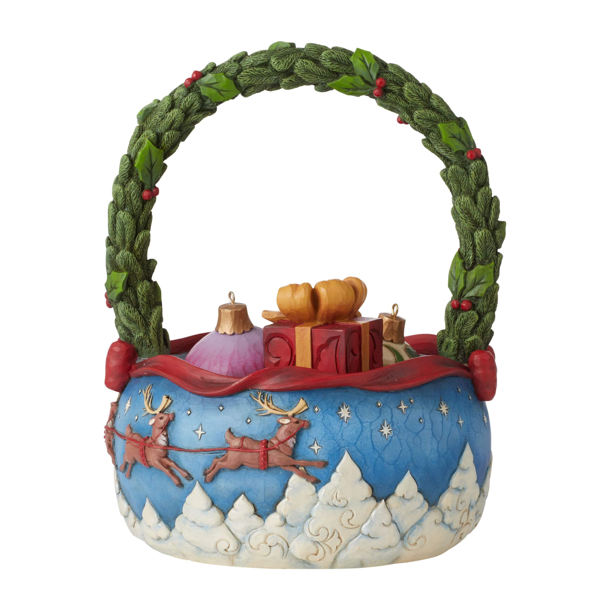 Two Sided Christmas Basket