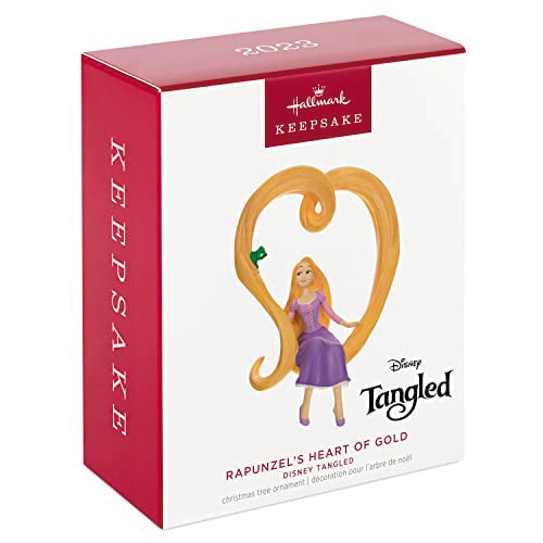 Hallmark Keepsake Christmas Ornament 2023, Disney Tangled Rapunzel's Heart of Gold