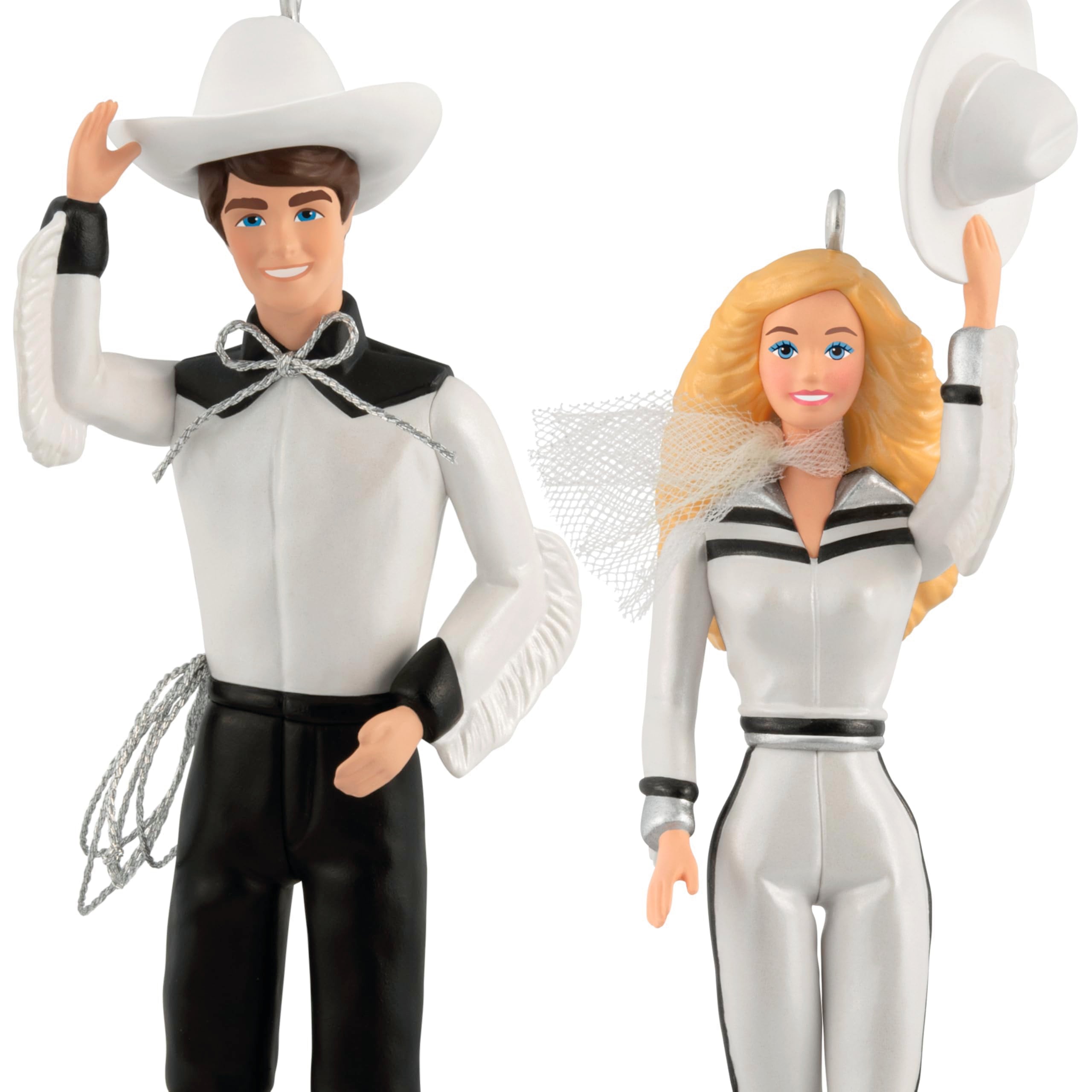 Barbie and Ken Western Stars, Hallmark Keepsake Christmas Ornaments 2025, Set of 2, Gifts for Barbie Fans