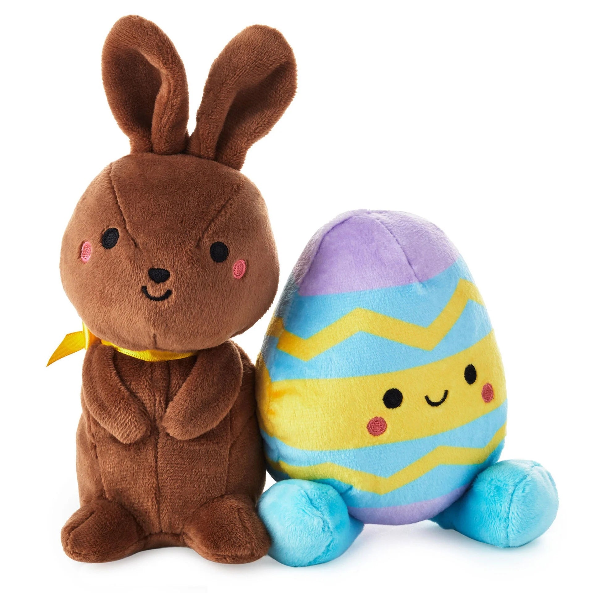 Hallmark Easter Better Together Chocolate Bunny Egg Magnetic Plush